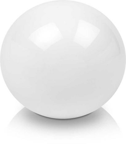Kula dekoracyjna ceramiczna biała 15 cm